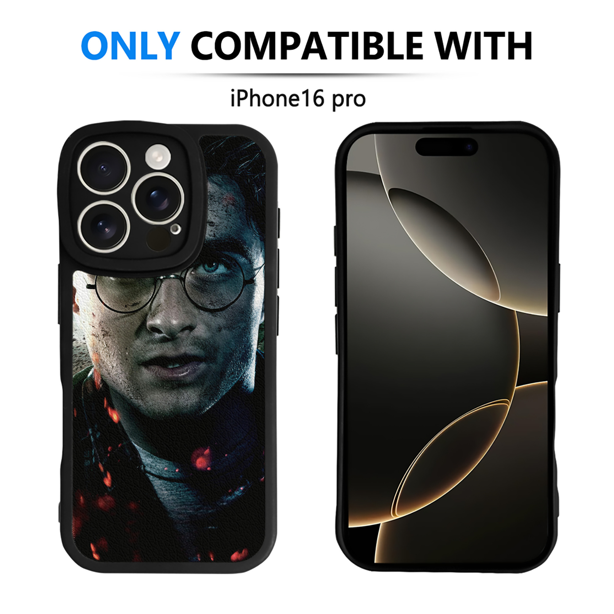 （画像用） Harry Potter ハリー・ポッターシリーズ 【iPhone 16シリーズ対応】シリコンスマホケース（レザー調） 材質：シリコン